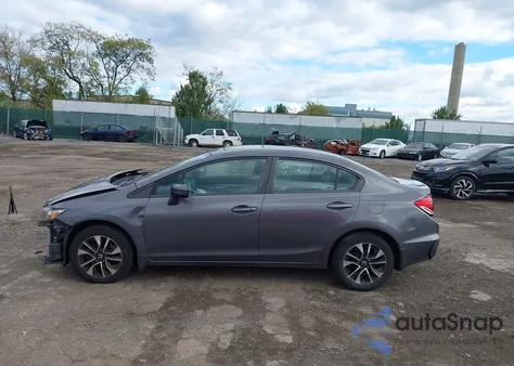 2014 Honda Civic Ex из США, поврежденный, VIN 2HGFB2F80EH543981